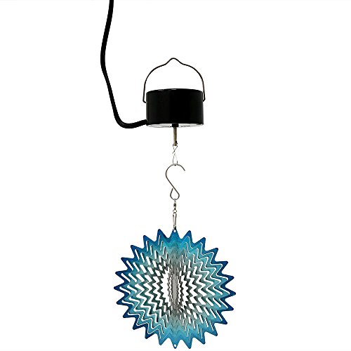 Algopix Similar Product 5 - Sunnydaze Decor 3D Whirligig Blue Star