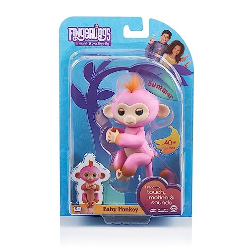 Algopix Similar Product 4 - WowWee Fingerlings 2Tone Monkey 