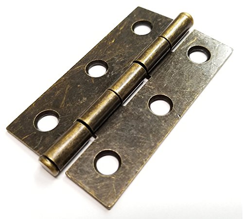 Algopix Similar Product 12 - Shutter Door Butt Hinge Antique Brass