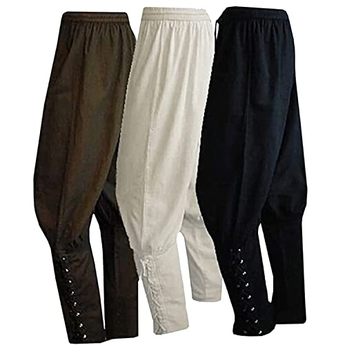Algopix Similar Product 12 - Mens Ankle Banded Pants Medieval