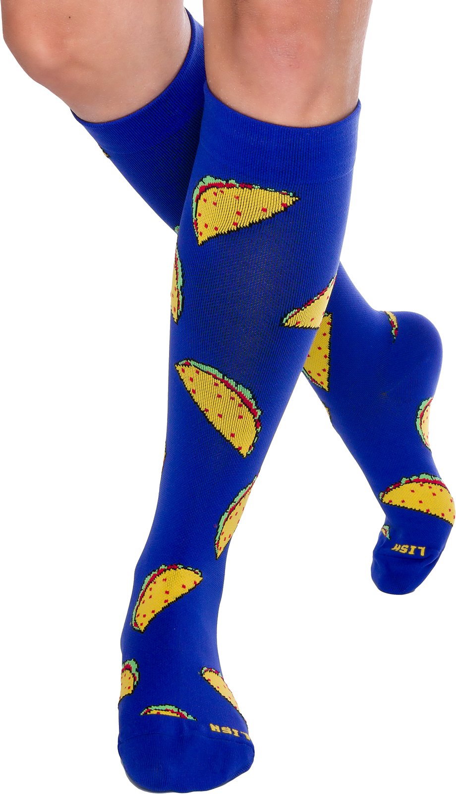 Algopix Similar Product 13 - LISH Fun Running Compression Socks 