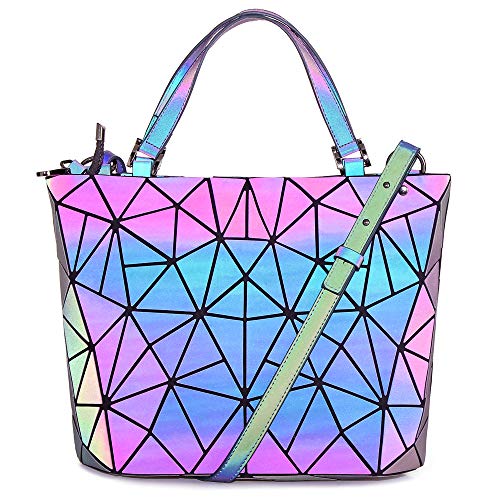 Algopix Similar Product 19 - Obvie Geometric Purse Holographic Purse