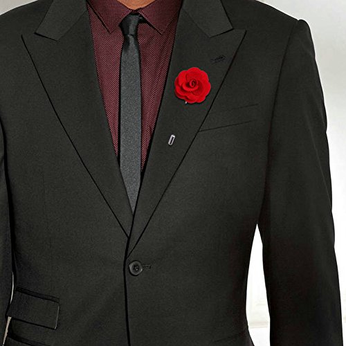 Algopix Similar Product 2 - RareLove 12pcs Red Lapel Pin Rose