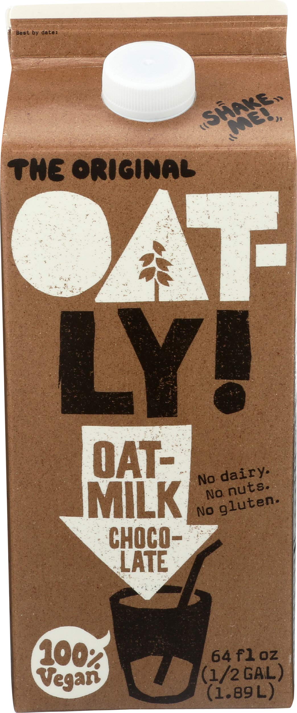 Algopix Similar Product 19 - Oatly Chocolate Oat Milk, 64 oz