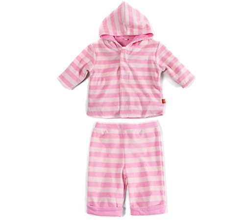 Algopix Similar Product 8 - Magnetic Me Striped Velour Baby Hoodie