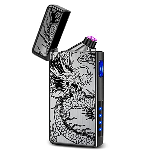 Algopix Similar Product 15 - Dual Arc Plasma Lighter USB