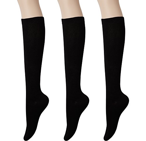 Algopix Similar Product 1 - KONY Womens Cotton Knee High Socks 