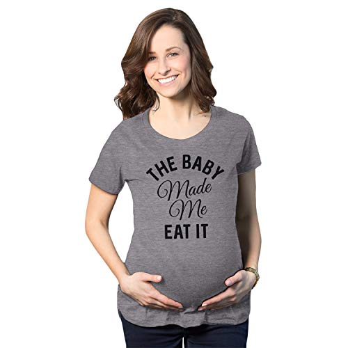 Algopix Similar Product 10 - Maternity The Baby Made Me Eat It Funny
