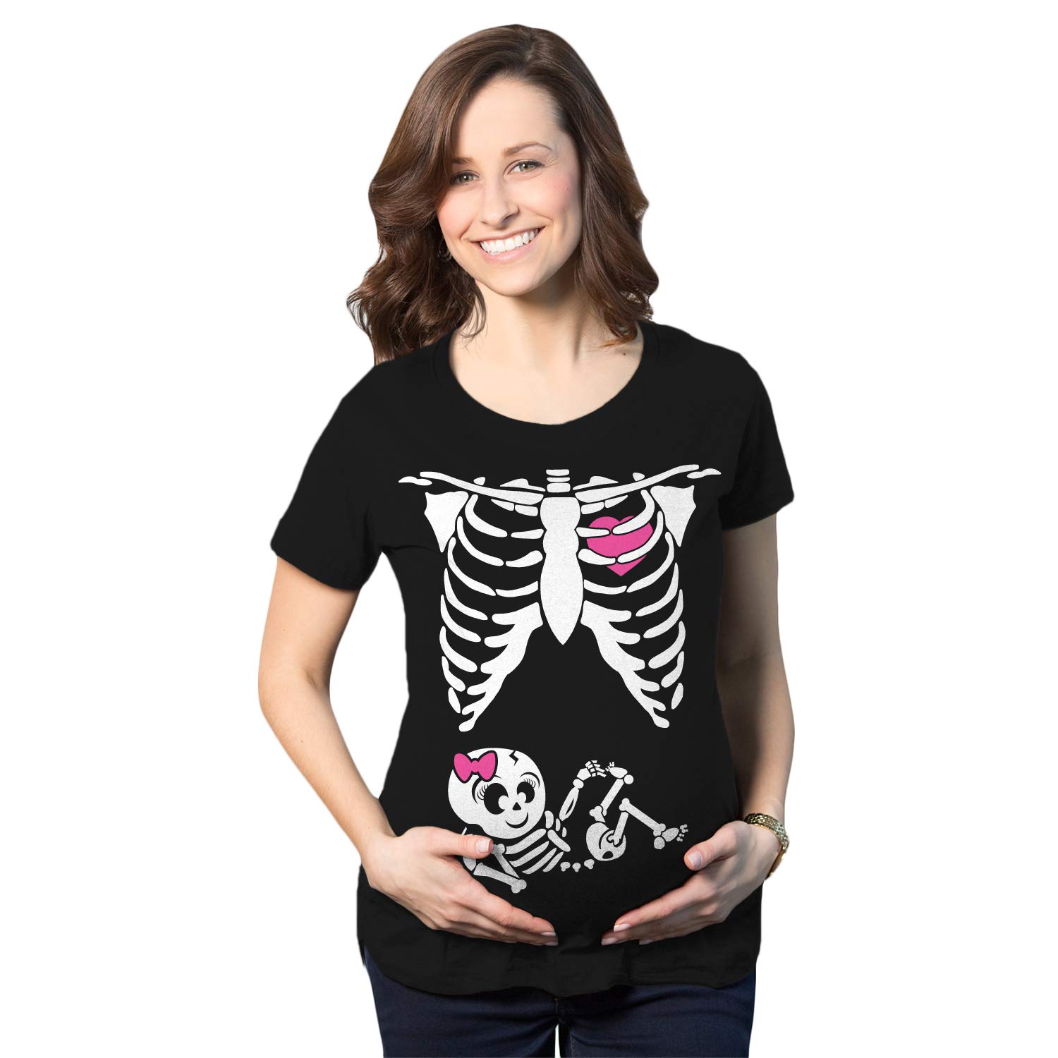 Algopix Similar Product 10 - Maternity Baby Girl Skeleton Cute