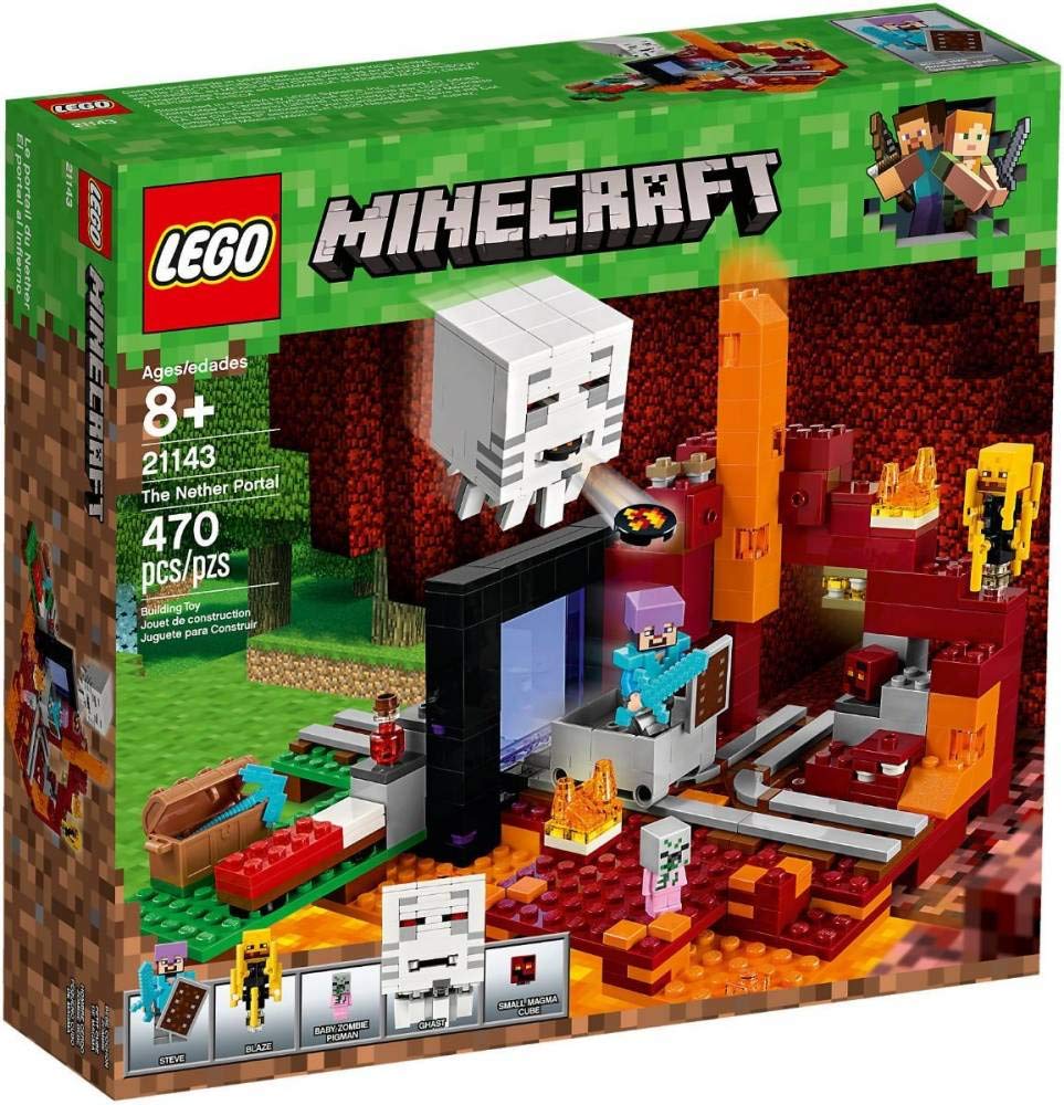 Algopix Similar Product 4 - LEGO Minecraft The Nether Portal 21143