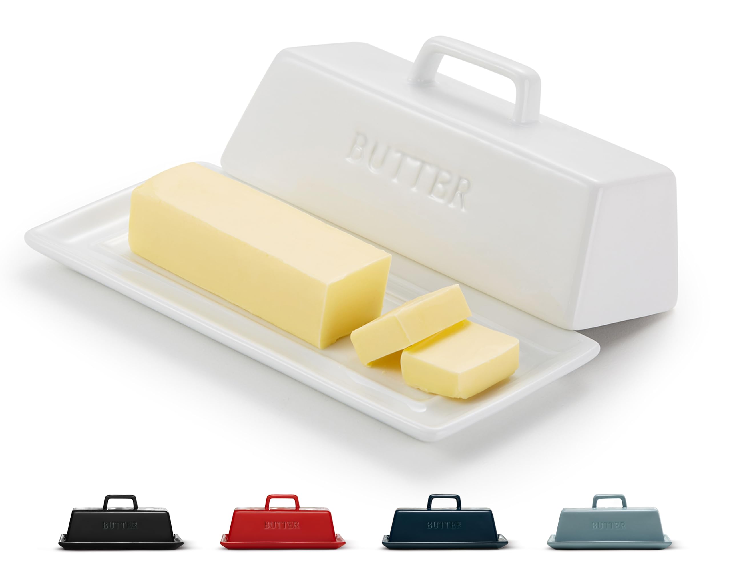 Algopix Similar Product 6 - Butter Dish with Lid for Countertop by