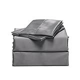 Algopix Similar Product 1 - Bedsure 3Pieces Satin Bed Sheet Set