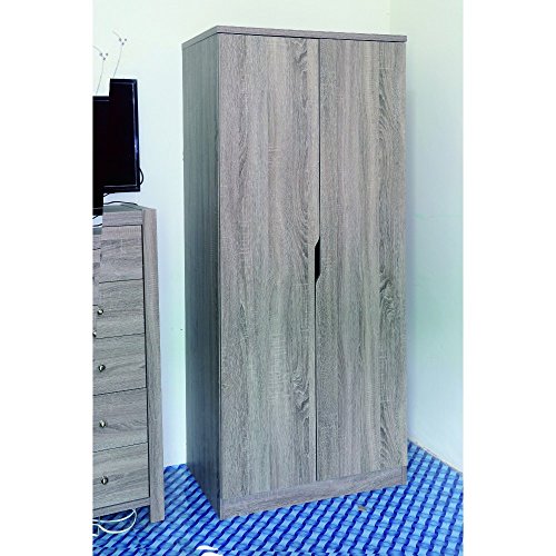 Algopix Similar Product 1 - Benzara Commodious Brown Finish 2 Door