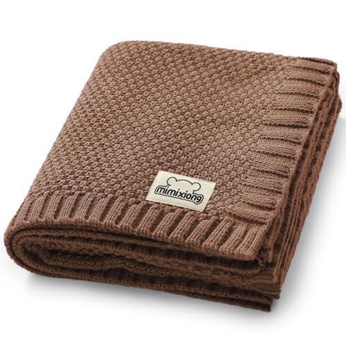Algopix Similar Product 7 - mimixiong Baby Blanket Knit Toddler