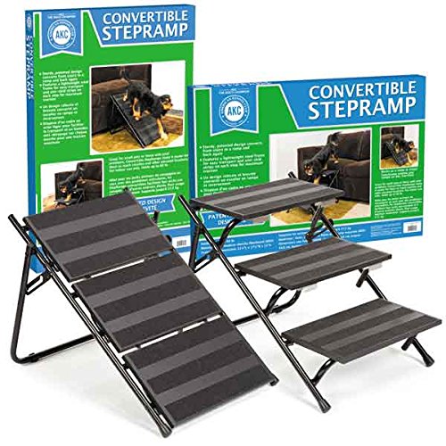 Algopix Similar Product 5 - AKC Convertible Pet Steps  Ramp with