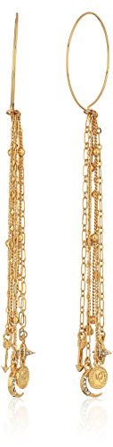 Algopix Similar Product 19 - Ettika Falling Angel Hoop Gold Drop