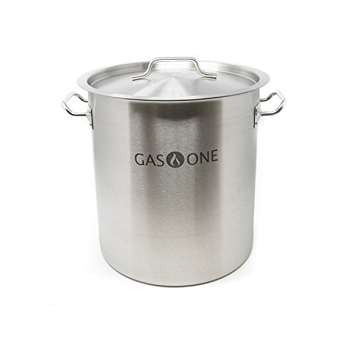 Algopix Similar Product 3 - Gas One Stainless Steel Brew Kettle Pot