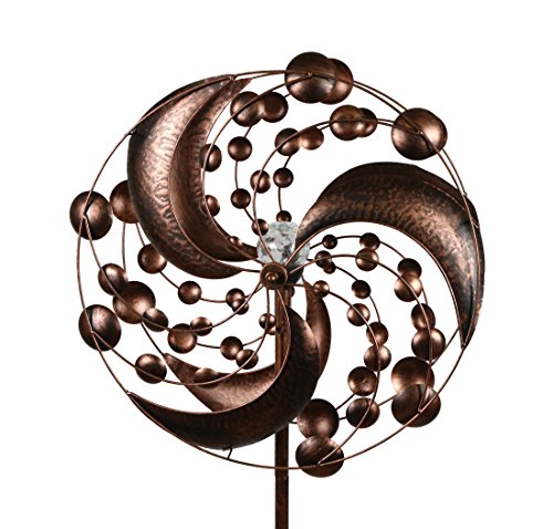 Algopix Similar Product 7 - Solar System Style Kinetic Wind Garden