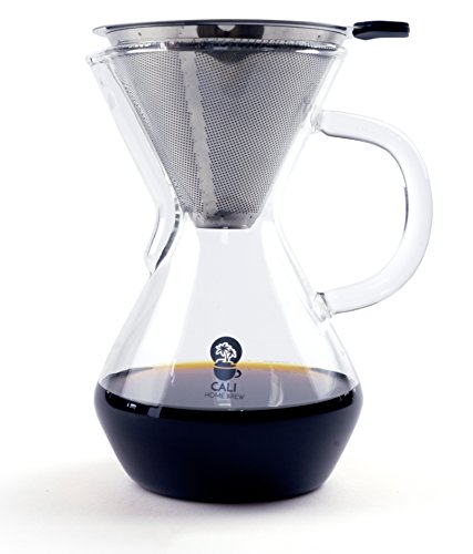 Algopix Similar Product 11 - Cali Home Brew Pour Over Coffee Maker 