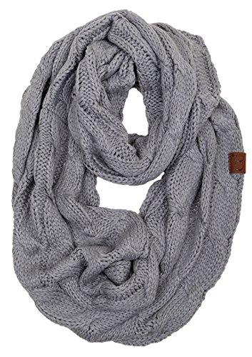 Algopix Similar Product 2 - Infinity Scarf - Dove Grey (Solid)