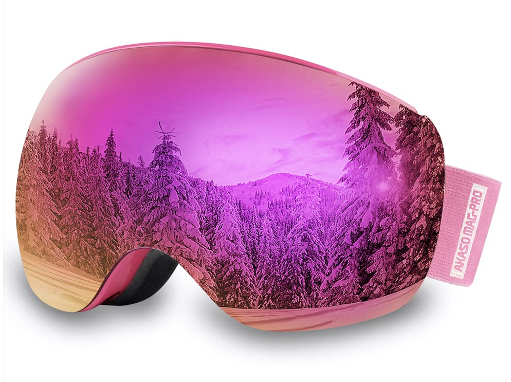 Algopix Similar Product 15 - AKASO OTG Ski Goggles Snowboard