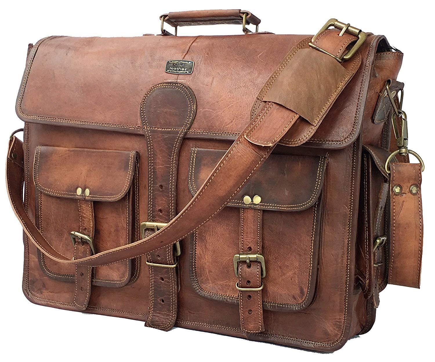 Algopix Similar Product 20 - cuero Leather Messenger Bag for Men 18