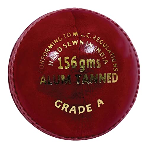 Algopix Similar Product 4 - Kookaburra Gold King Cricket Ball, Red