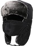 Algopix Similar Product 1 - Russian Ushanka Hat Winter Hats for Men