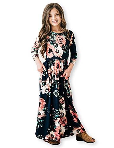 Algopix Similar Product 11 - 21KIDS Girl Maxi Dress Kids Floral