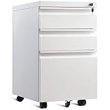 Algopix Similar Product 8 - Giantex 3Drawer Mobile File Cabinet