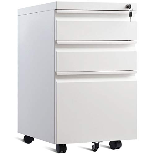 Algopix Similar Product 12 - Giantex 3Drawer Mobile File Cabinet