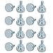 Algopix Similar Product 11 - uxcell M4x8mm Carbon Steel Flat Knurled