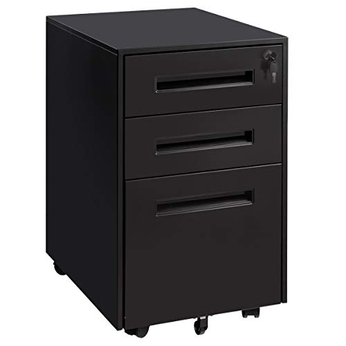 Algopix Similar Product 7 - Giantex 3Drawer Mobile File Cabinet