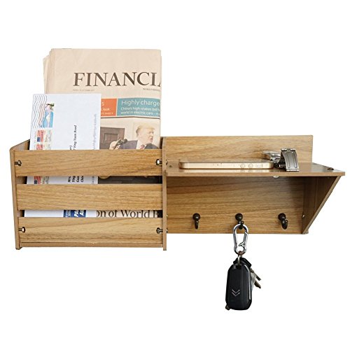 Algopix Similar Product 13 - ChasBete Rustic Key Holder for Wall