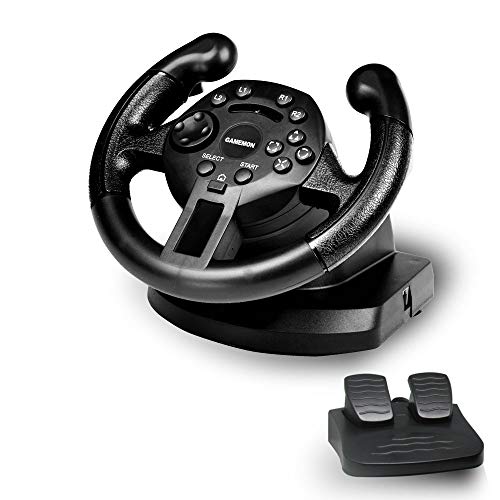 Algopix Similar Product 2 - GAMEMON Mini dualshock Racing Wheel