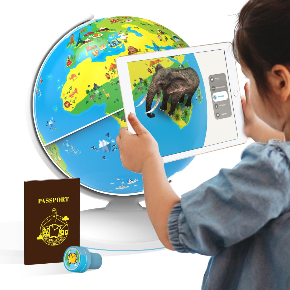 Algopix Similar Product 5 - PlayShifu Educational Globe for Kids