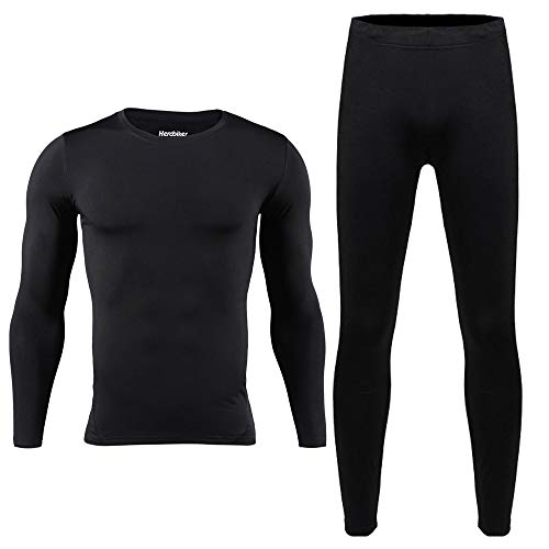 Algopix Similar Product 10 - HEROBIKER Mens Thermal Underwear Set
