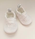 Algopix Similar Product 17 - Monogrammed White Crib ShoesBaby