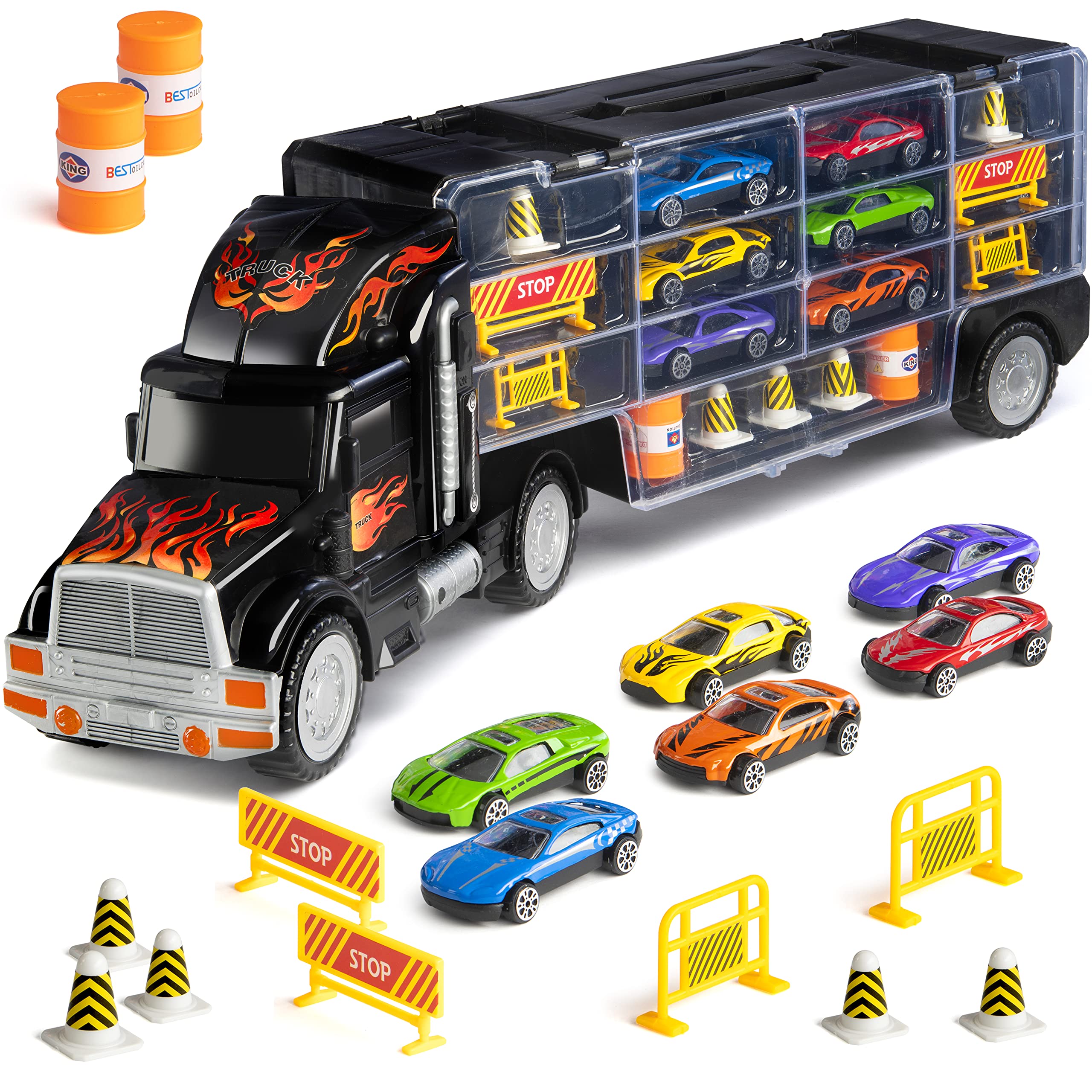 Algopix Similar Product 19 - Play22 Semi Truck Toys for Boys Ages