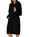 Algopix Similar Product 16 - Kidsform Women Causal Hoodie Maxi Dress