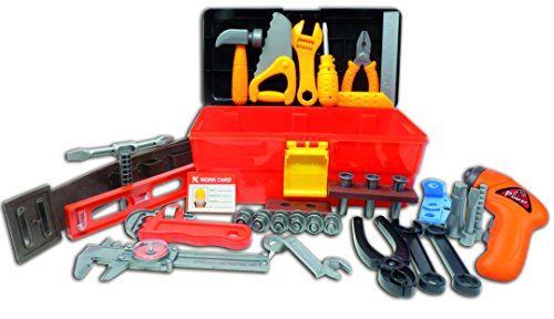 Algopix Similar Product 4 - Think Gizmos Deluxe Toy Tool Set for