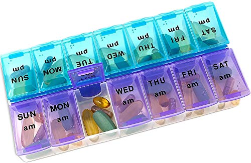 Algopix Similar Product 19 - MEDca Weekly Pill Organizer