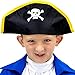 Algopix Similar Product 11 - Soft Bicorne Pirate Hat Halloween