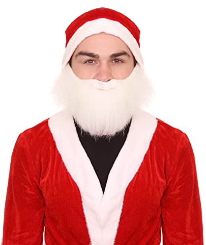 Algopix Similar Product 5 - HPO Santa Claus Beard and Moustache Set