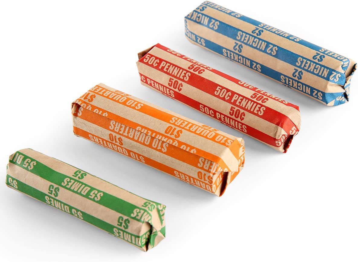 Algopix Similar Product 19 - L LIKED Coin Roll Wrappers 100 Count