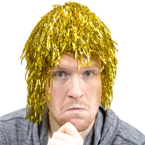 Algopix Similar Product 20 - 6Pack Glam Tinsel Party Wigs Halloween