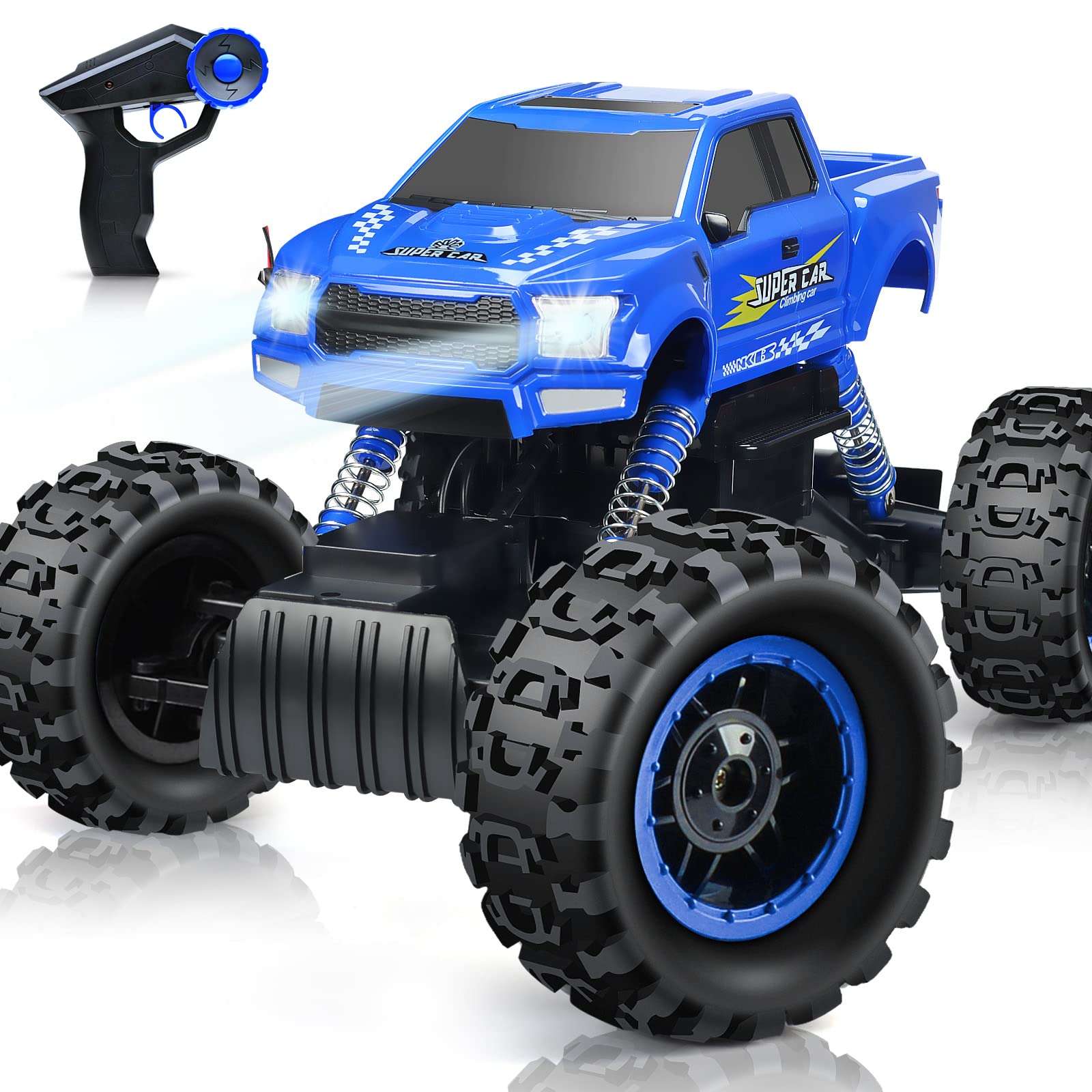 Algopix Similar Product 14 - DOUBLE E RC Car 4WD 2 Motors Monster