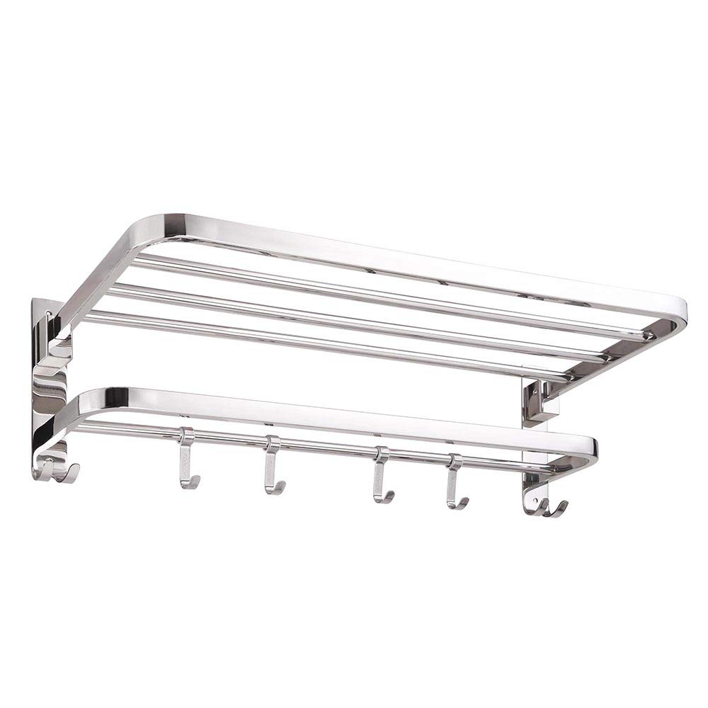 Algopix Similar Product 9 - Yescom Wall Mounted Towel Rack Rail