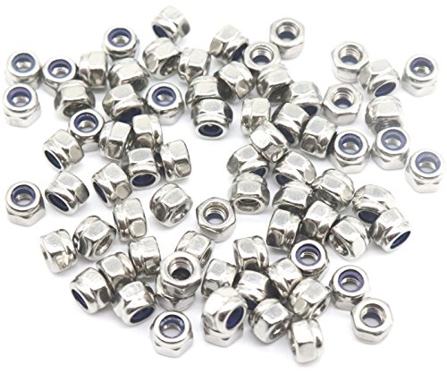 Algopix Similar Product 19 - BinifiMux 100Pcs M3 x 05mm Lock Nuts 