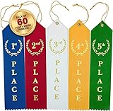 Algopix Similar Product 18 - Award Ribbons Place 1st 2nd 3rd 4th 5th